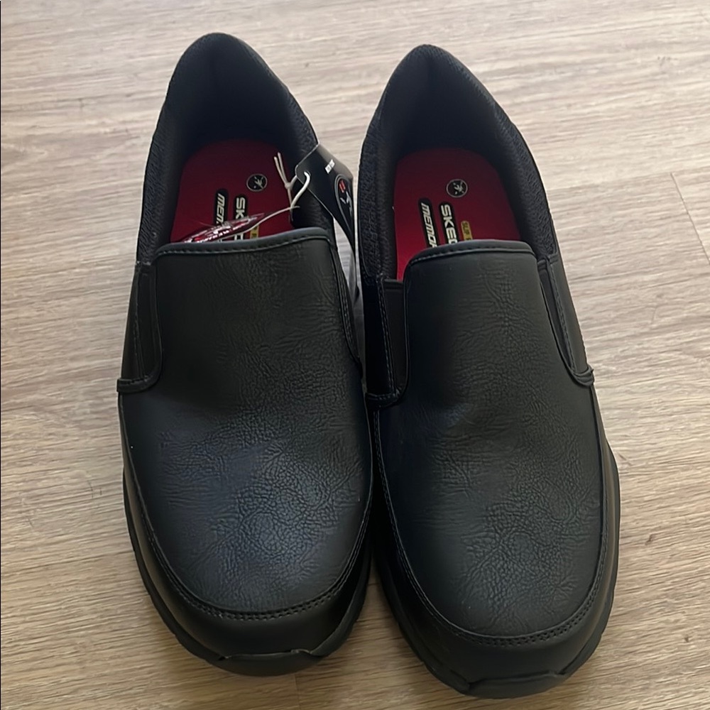 Skechers Men's Black Slip-On Shoes